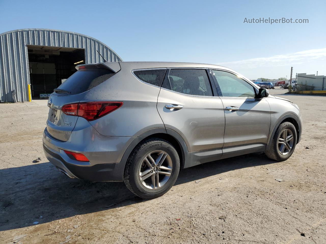 2018 Hyundai Santa Fe Sport  Gray vin: 5NMZTDLB0JH080940