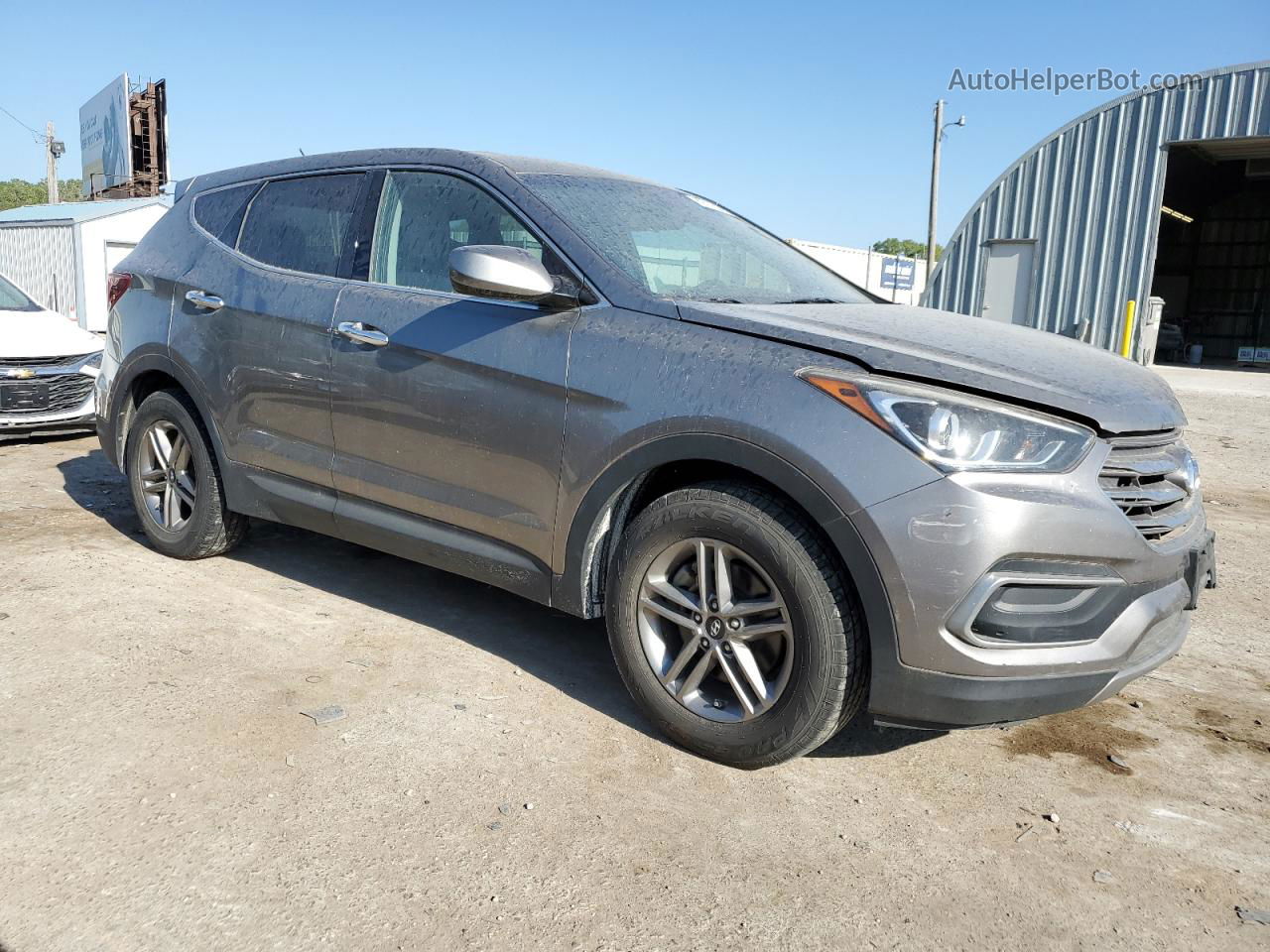 2018 Hyundai Santa Fe Sport  Gray vin: 5NMZTDLB0JH080940