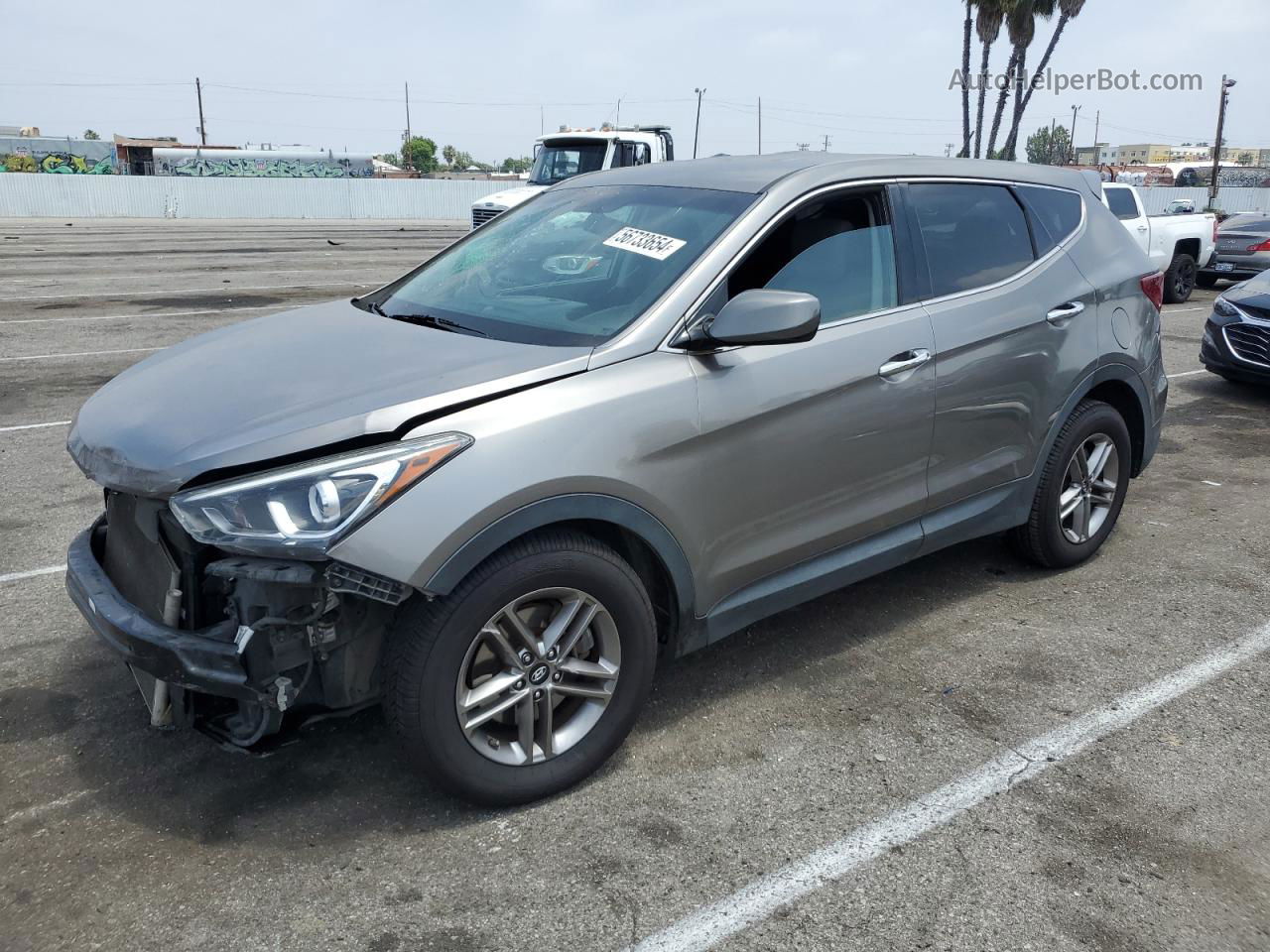 2018 Hyundai Santa Fe Sport  Brown vin: 5NMZTDLB0JH083384