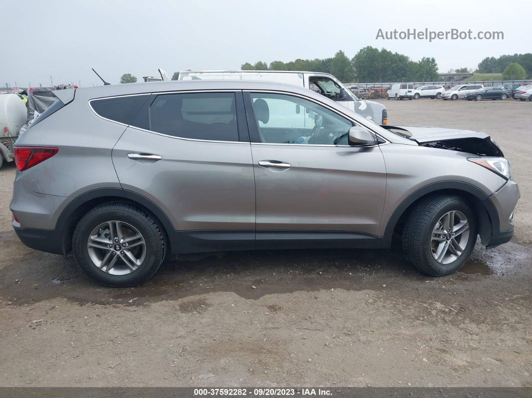 2018 Hyundai Santa Fe Sport 2.4l Gray vin: 5NMZTDLB0JH093493