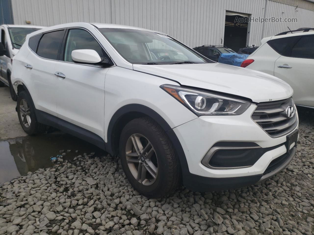 2018 Hyundai Santa Fe Sport  White vin: 5NMZTDLB1JH072362