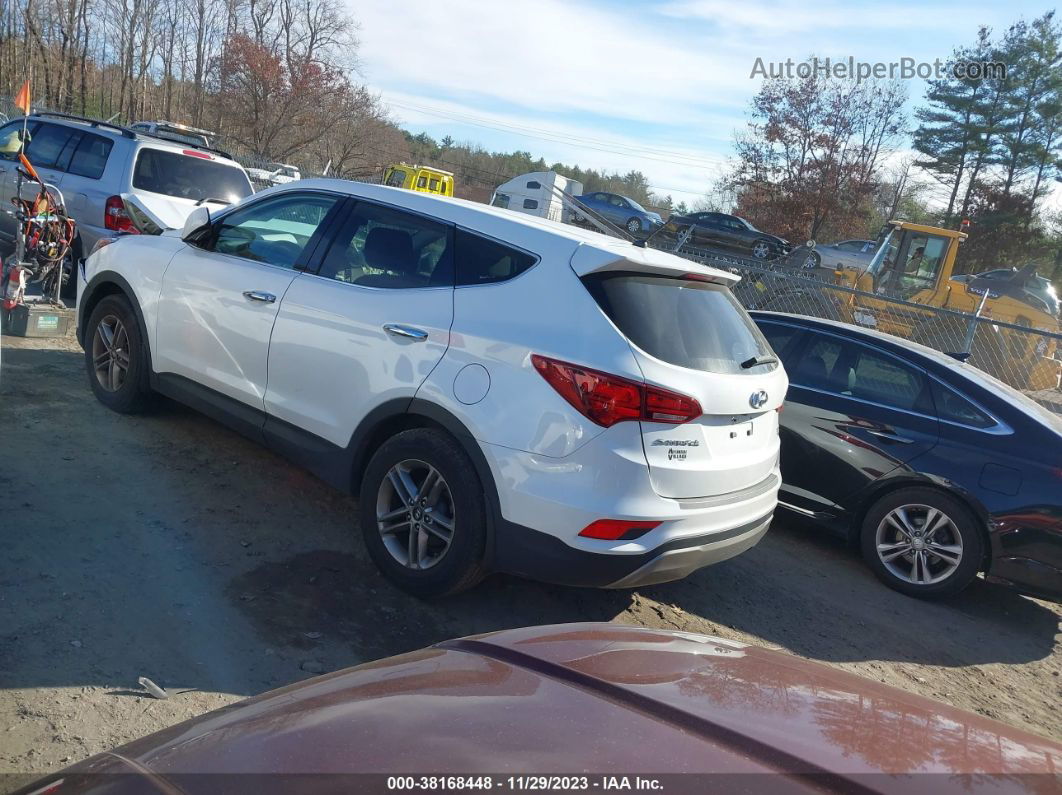 2018 Hyundai Santa Fe Sport 2.4l White vin: 5NMZTDLB1JH073026