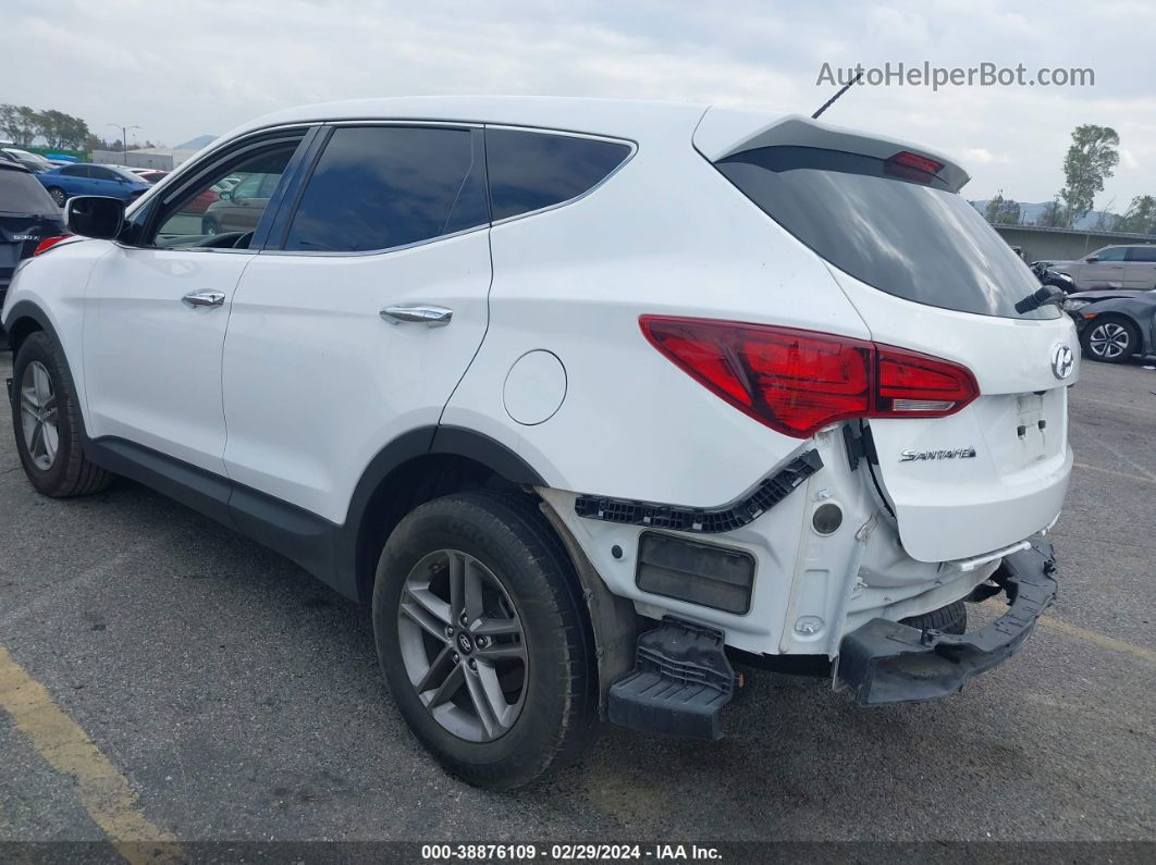 2018 Hyundai Santa Fe Sport 2.4l White vin: 5NMZTDLB1JH089792