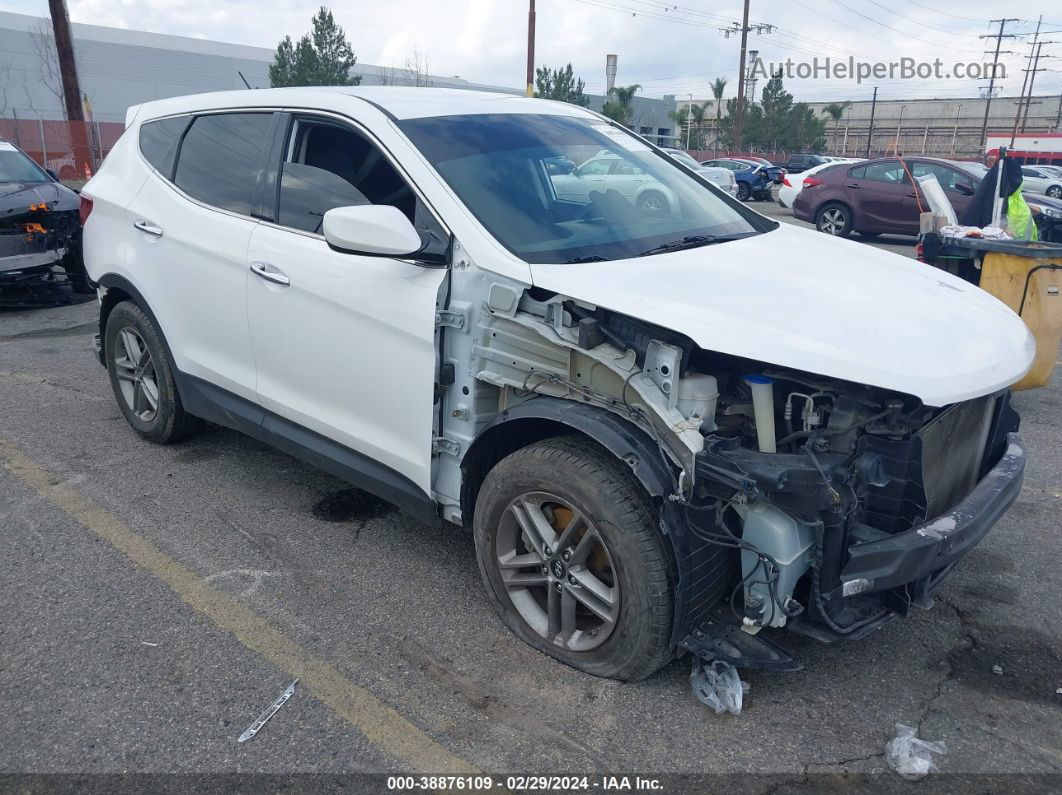 2018 Hyundai Santa Fe Sport 2.4l White vin: 5NMZTDLB1JH089792