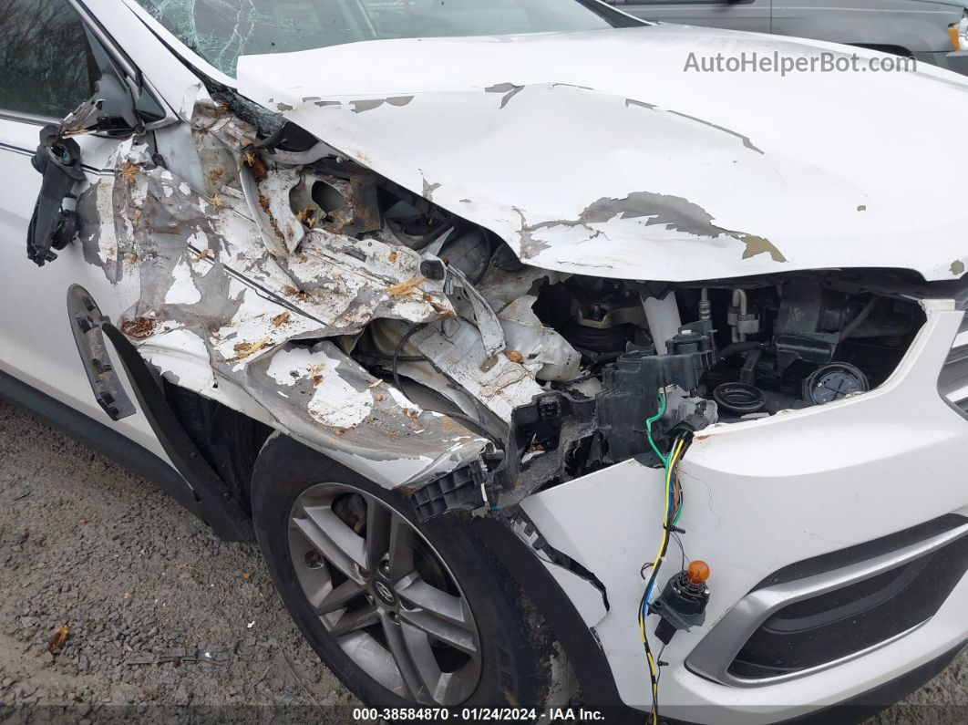 2018 Hyundai Santa Fe Sport 2.4l White vin: 5NMZTDLB1JH090750