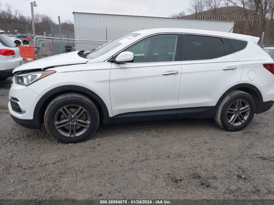 2018 Hyundai Santa Fe Sport 2.4l White vin: 5NMZTDLB1JH090750