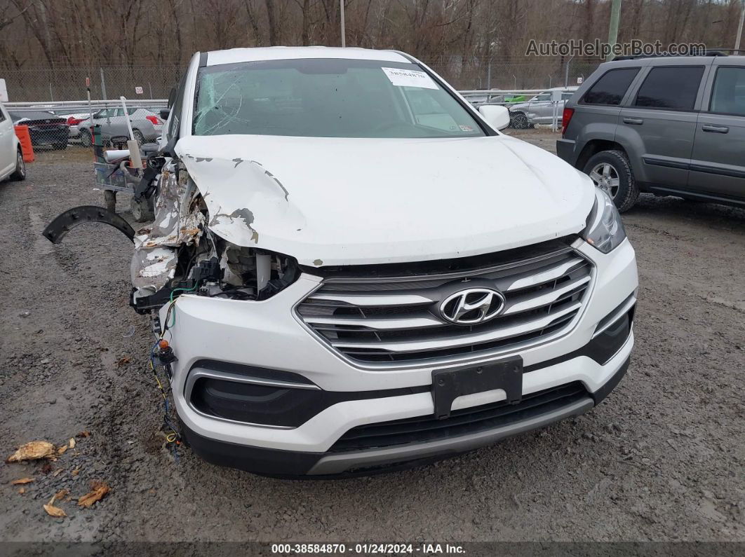 2018 Hyundai Santa Fe Sport 2.4l White vin: 5NMZTDLB1JH090750