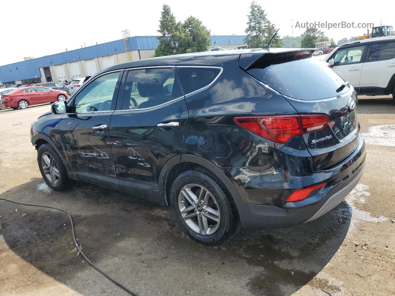 2018 Hyundai Santa Fe Sport  Black vin: 5NMZTDLB1JH091655