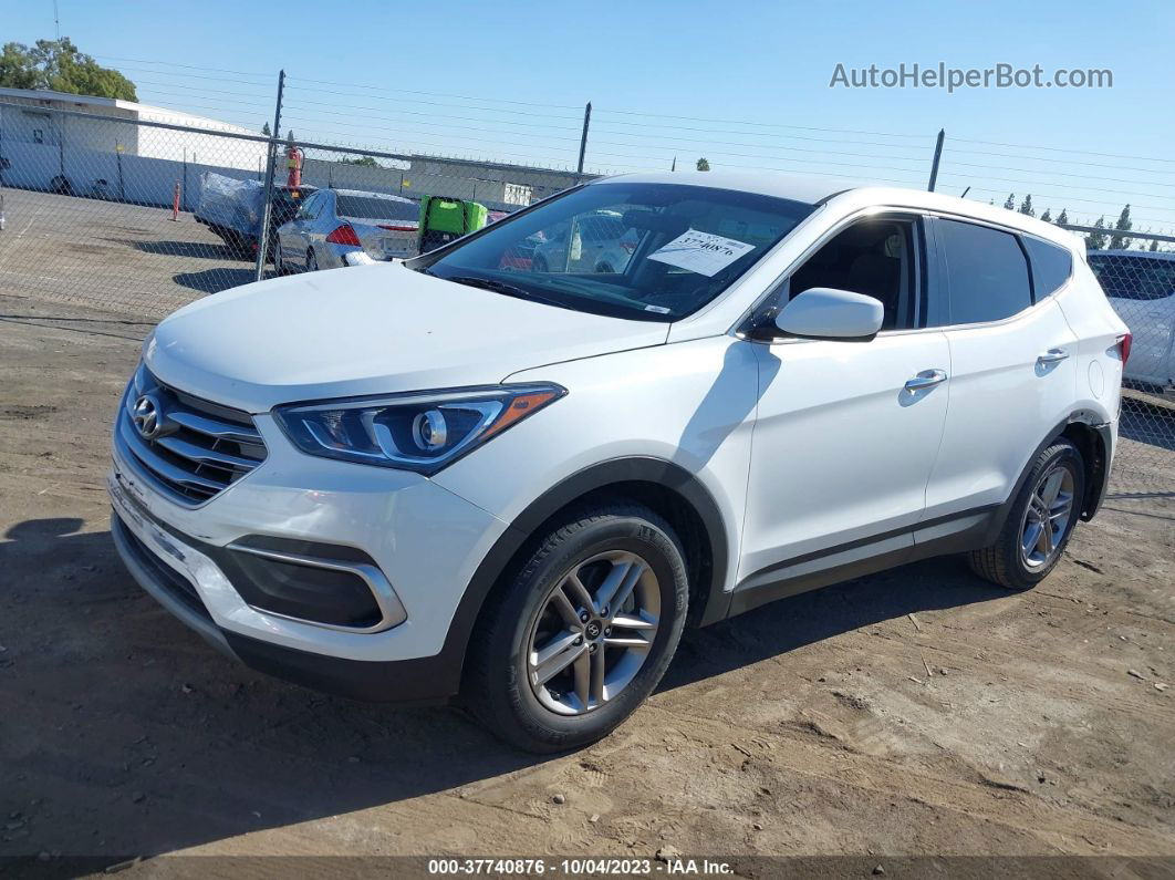 2018 Hyundai Santa Fe Sport 2.4l White vin: 5NMZTDLB1JH094877