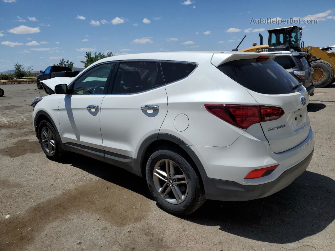 2018 Hyundai Santa Fe Sport  White vin: 5NMZTDLB1JH106977