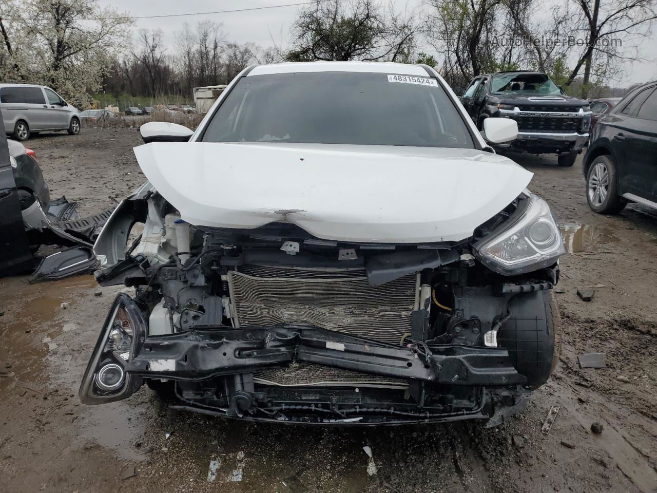 2018 Hyundai Santa Fe Sport  White vin: 5NMZTDLB2JH106969