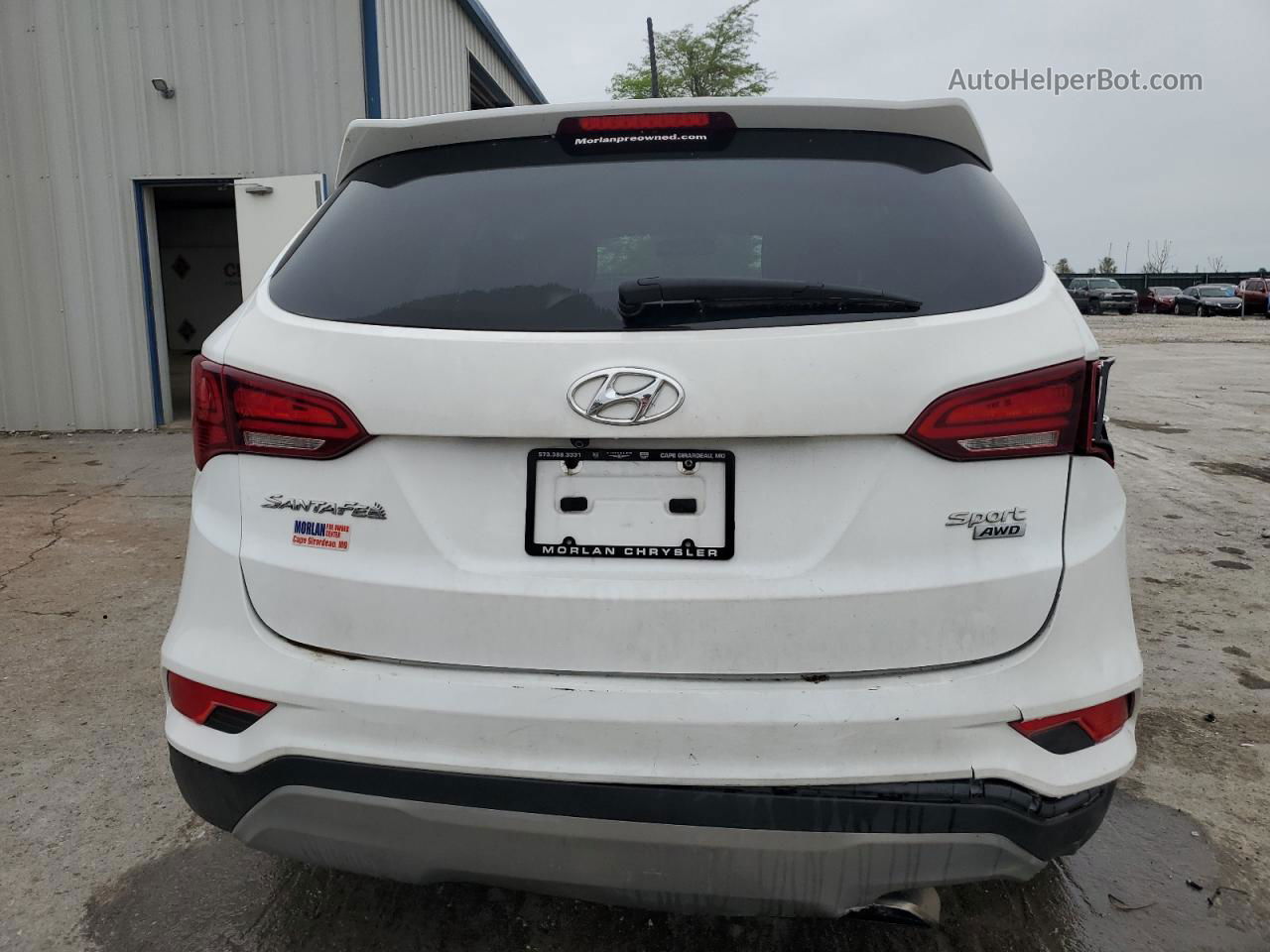 2018 Hyundai Santa Fe Sport  Белый vin: 5NMZTDLB3JH089311