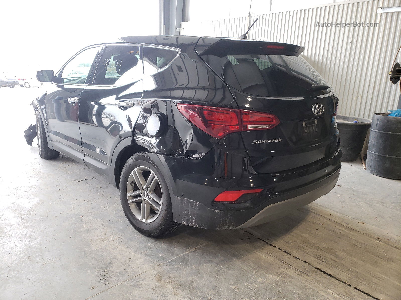 2018 Hyundai Santa Fe Sport  Black vin: 5NMZTDLB3JH107046