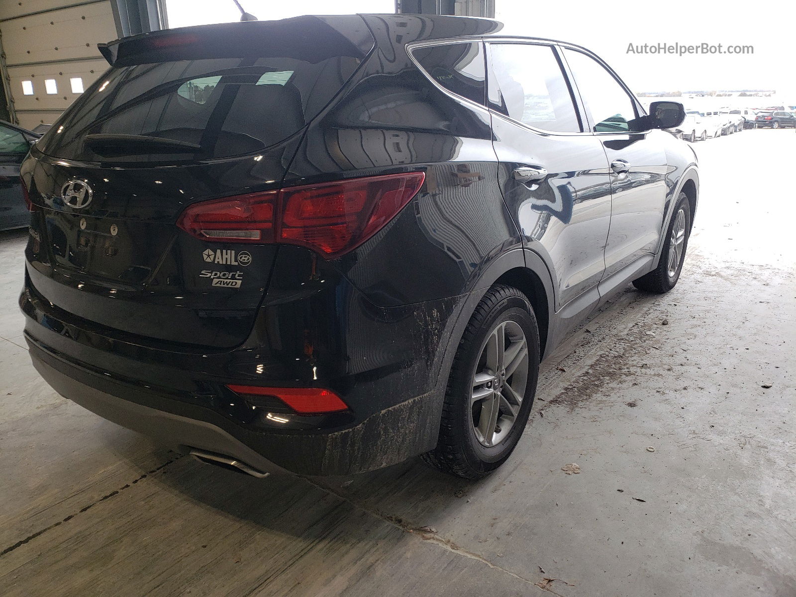 2018 Hyundai Santa Fe Sport  Black vin: 5NMZTDLB3JH107046