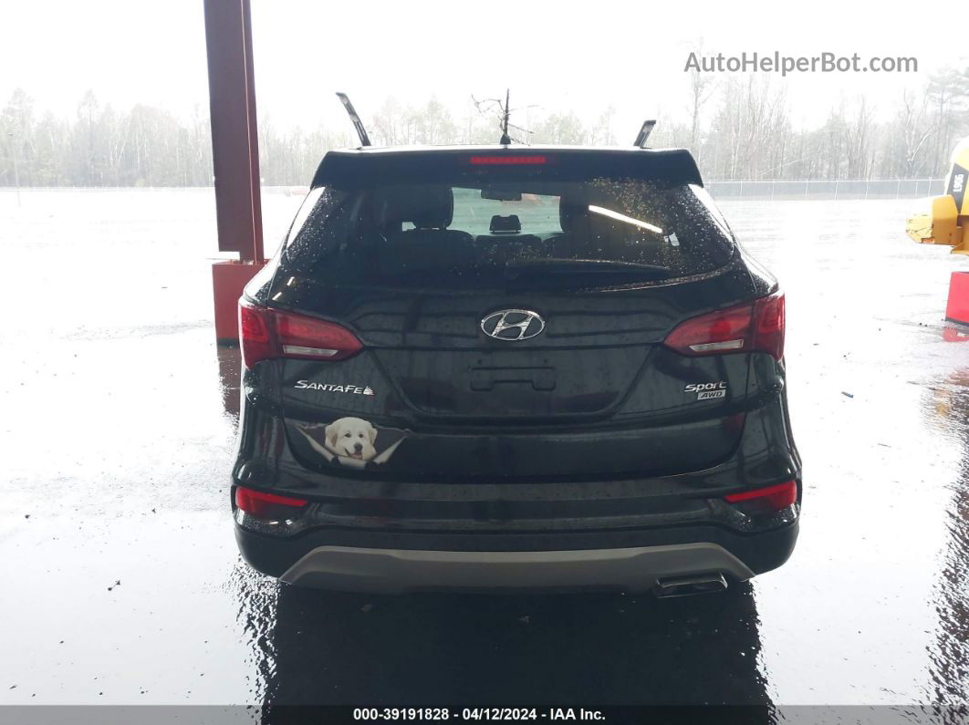 2018 Hyundai Santa Fe Sport 2.4l Черный vin: 5NMZTDLB4JH052624