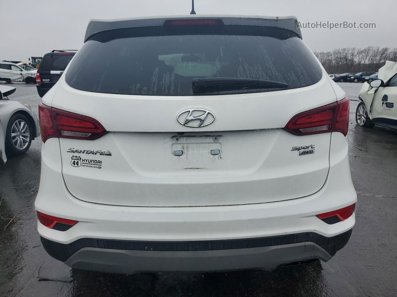 2018 Hyundai Santa Fe Sport  Белый vin: 5NMZTDLB4JH077667