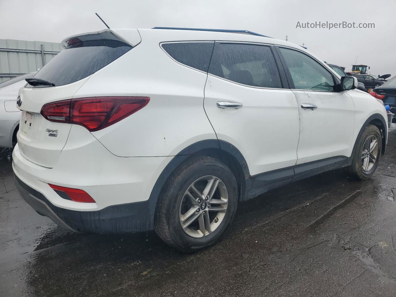 2018 Hyundai Santa Fe Sport  Белый vin: 5NMZTDLB4JH077667