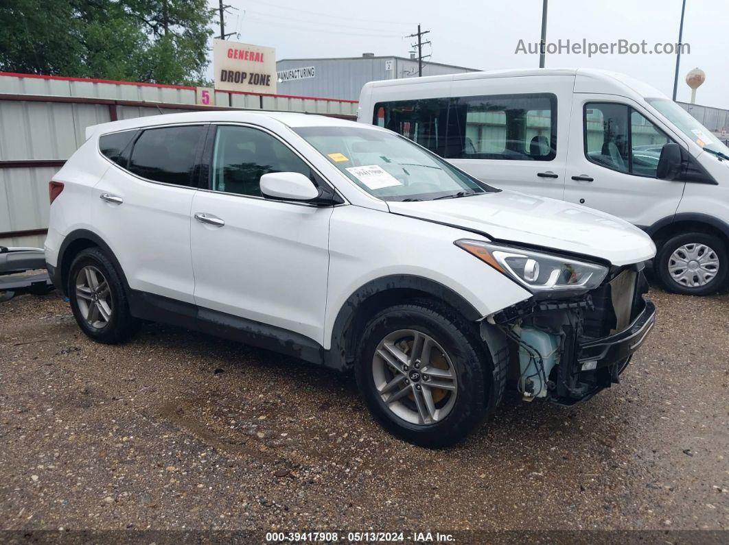 2018 Hyundai Santa Fe Sport 2.4l White vin: 5NMZTDLB4JH088569