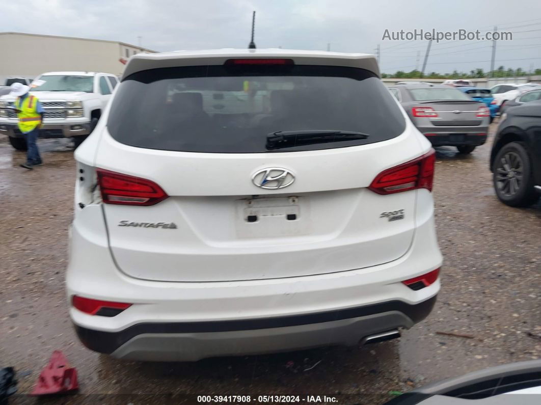 2018 Hyundai Santa Fe Sport 2.4l White vin: 5NMZTDLB4JH088569