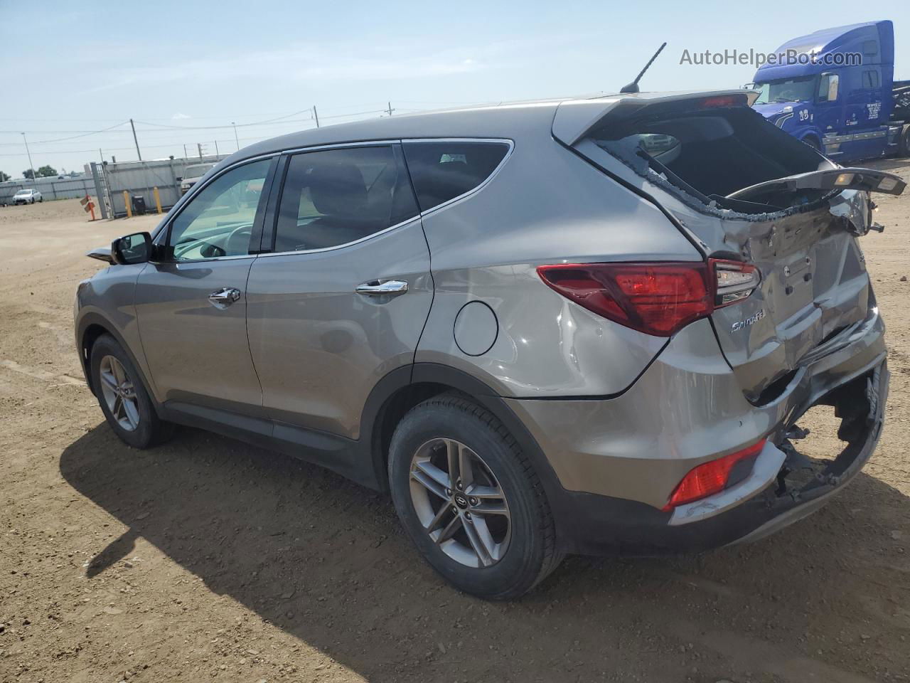 2018 Hyundai Santa Fe Sport  Gray vin: 5NMZTDLB5JH092503