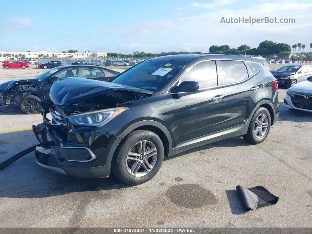 2018 Hyundai Santa Fe Sport 2.4l Black vin: 5NMZTDLB6JH053726