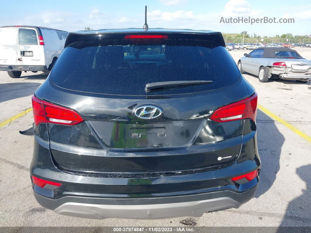 2018 Hyundai Santa Fe Sport 2.4l Black vin: 5NMZTDLB6JH053726