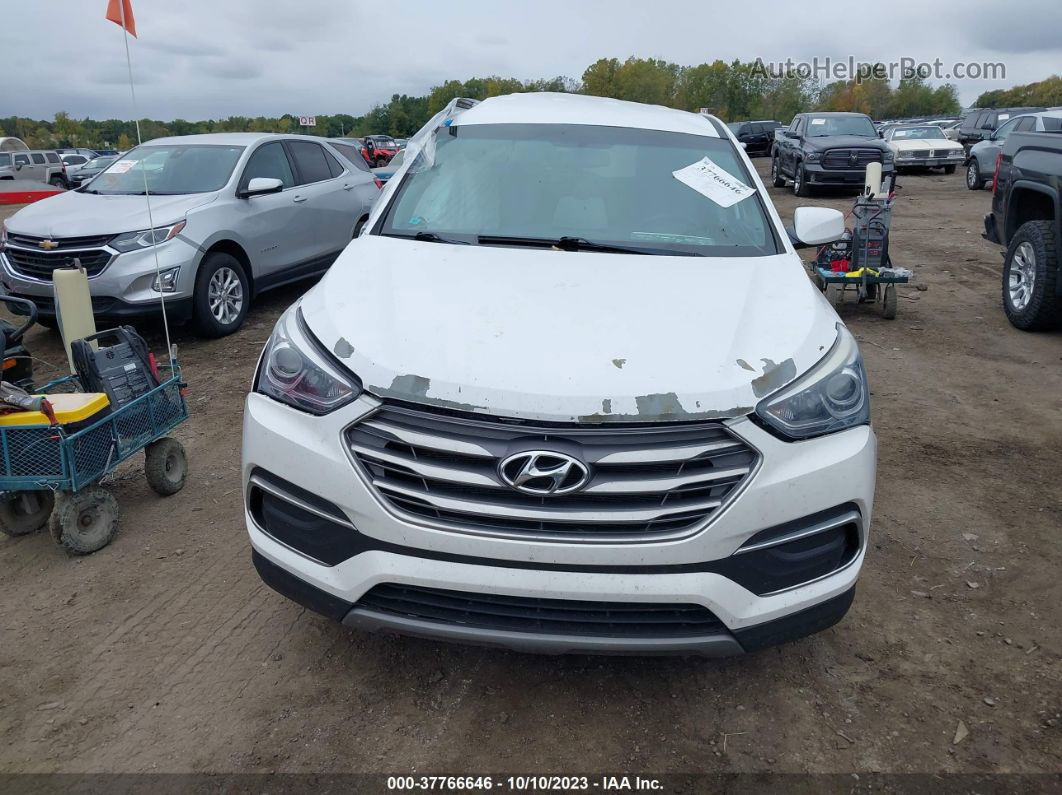 2018 Hyundai Santa Fe Sport 2.4l White vin: 5NMZTDLB6JH080456