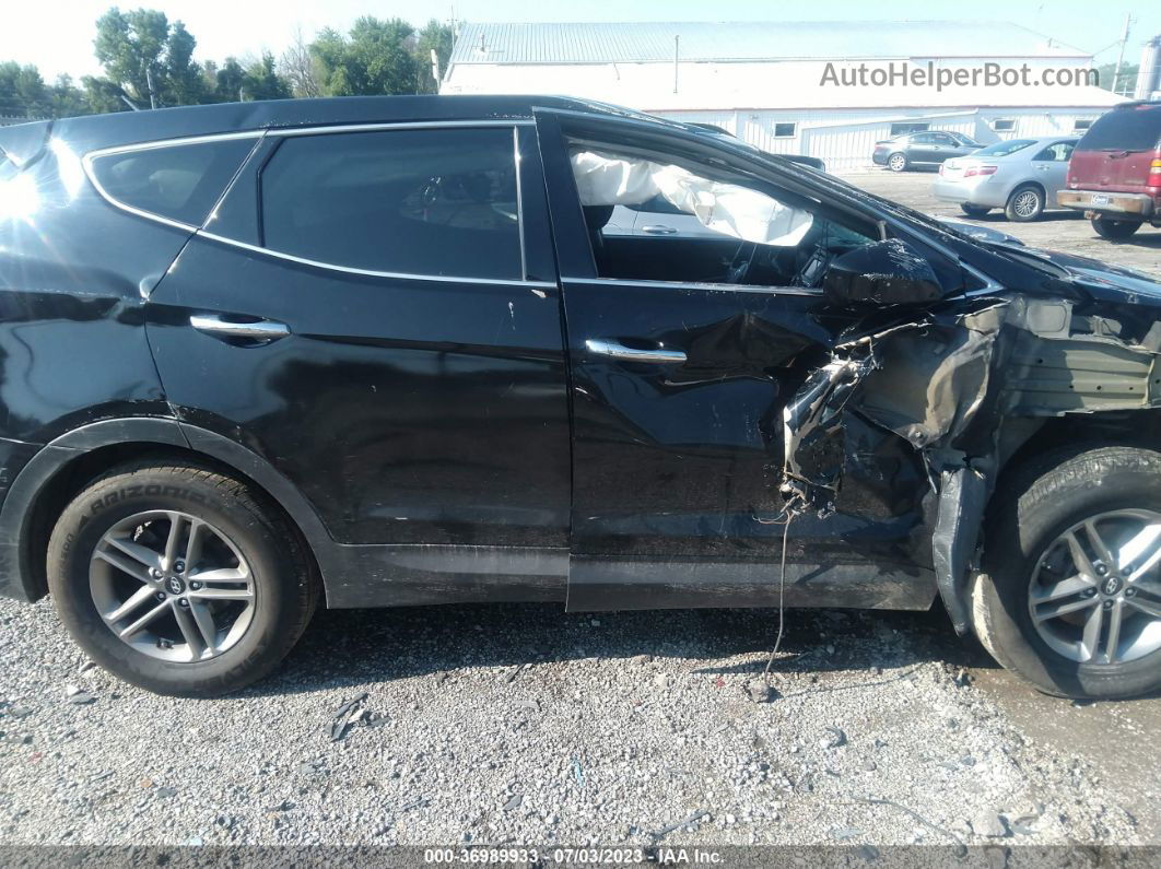 2018 Hyundai Santa Fe Sport 2.4l Black vin: 5NMZTDLB6JH083096