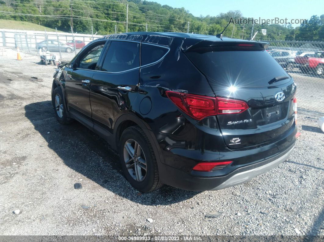 2018 Hyundai Santa Fe Sport 2.4l Black vin: 5NMZTDLB6JH083096