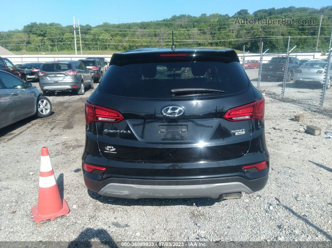 2018 Hyundai Santa Fe Sport 2.4l Black vin: 5NMZTDLB6JH083096