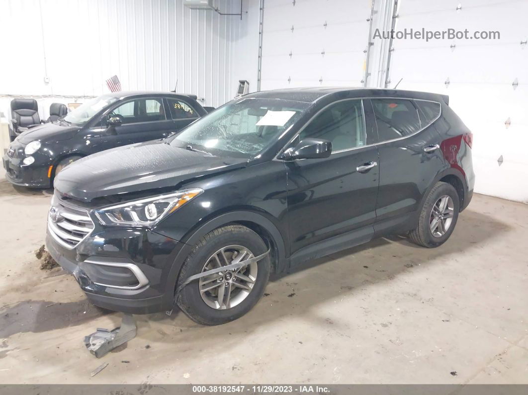 2018 Hyundai Santa Fe Sport 2.4l Черный vin: 5NMZTDLB6JH084166