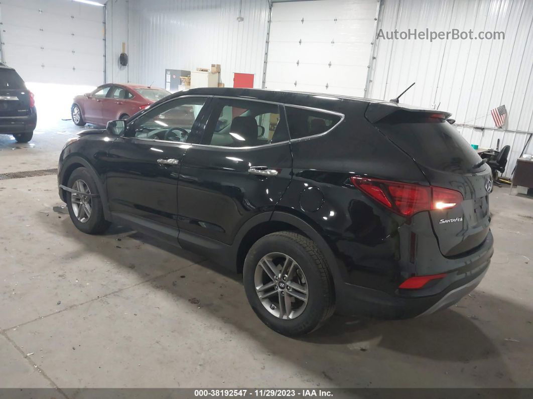 2018 Hyundai Santa Fe Sport 2.4l Черный vin: 5NMZTDLB6JH084166