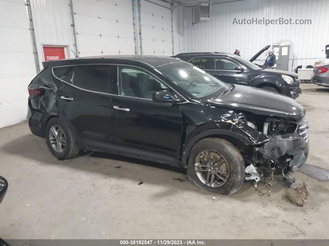 2018 Hyundai Santa Fe Sport 2.4l Черный vin: 5NMZTDLB6JH084166