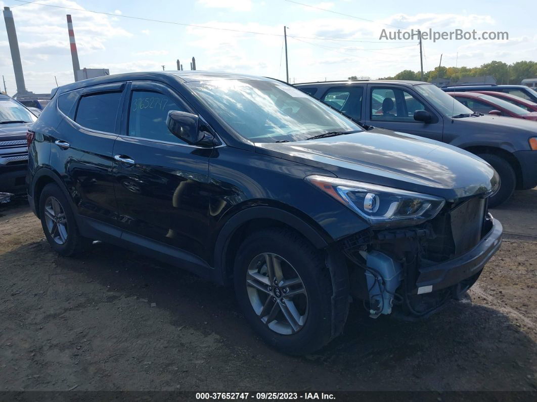 2018 Hyundai Santa Fe Sport 2.4l Black vin: 5NMZTDLB6JH092963