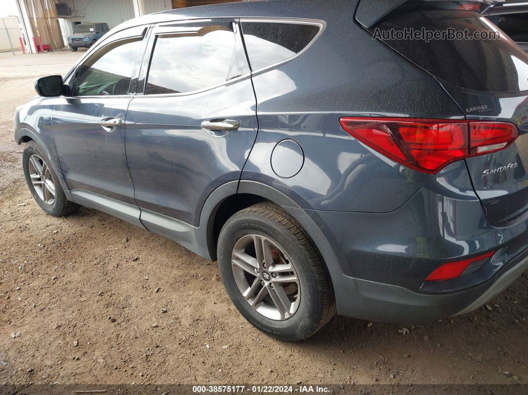 2018 Hyundai Santa Fe Sport 2.4l Dark Blue vin: 5NMZTDLB6JH106909