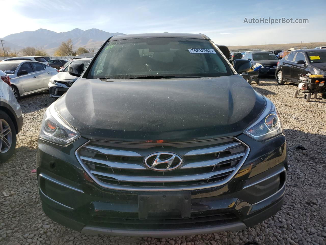 2018 Hyundai Santa Fe Sport  Черный vin: 5NMZTDLB6JH107722