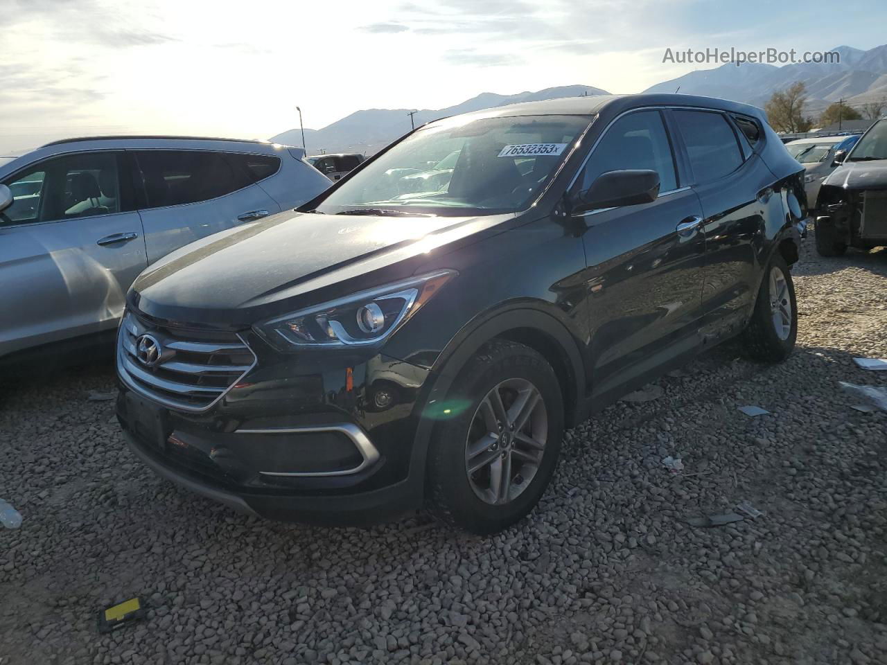 2018 Hyundai Santa Fe Sport  Black vin: 5NMZTDLB6JH107722