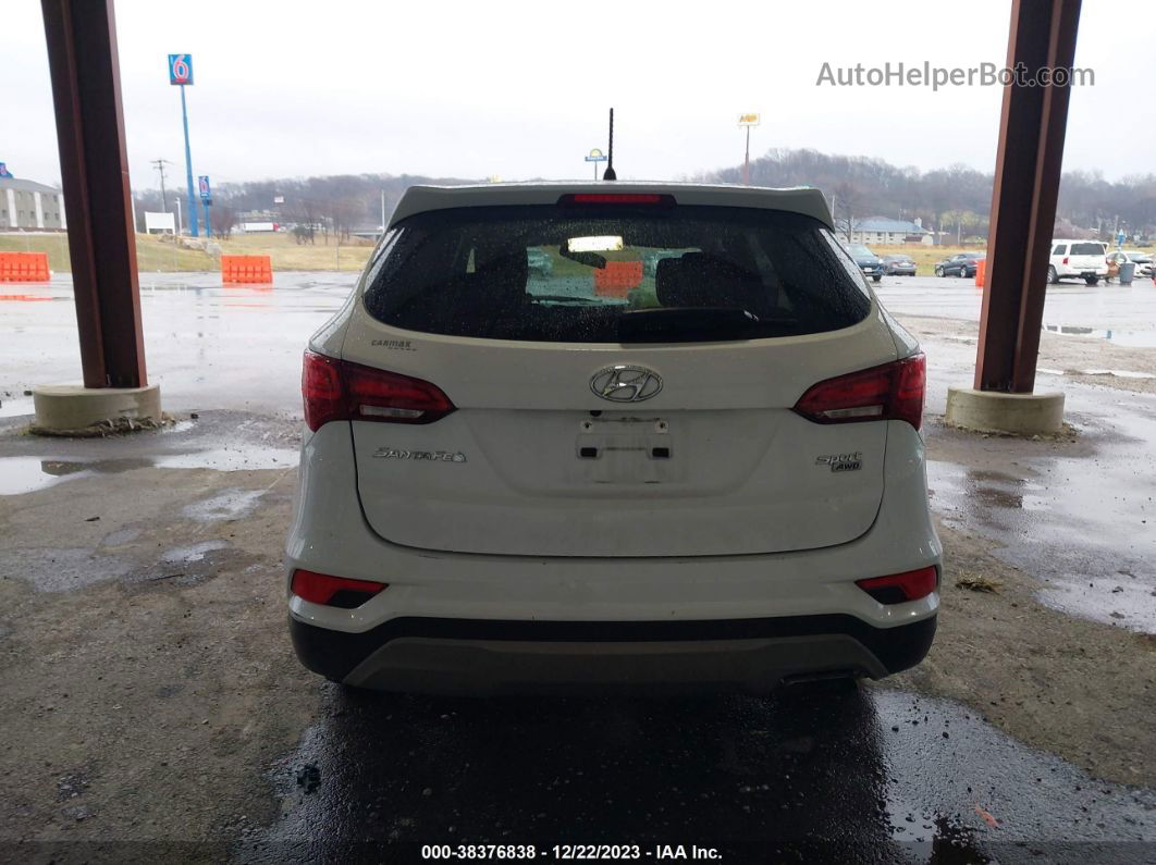 2018 Hyundai Santa Fe Sport 2.4l White vin: 5NMZTDLB6JH107932