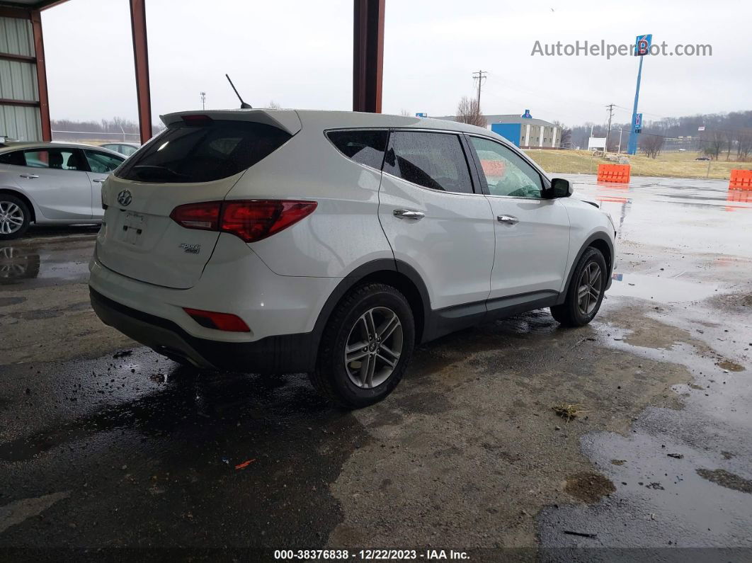 2018 Hyundai Santa Fe Sport 2.4l White vin: 5NMZTDLB6JH107932