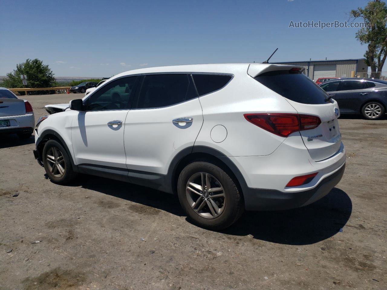 2018 Hyundai Santa Fe Sport  White vin: 5NMZTDLB7JH089294