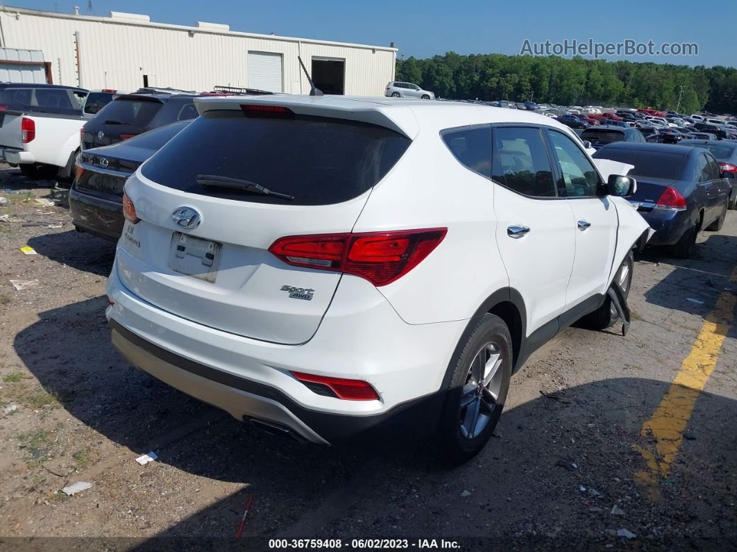 2018 Hyundai Santa Fe Sport 2.4l Белый vin: 5NMZTDLB8JH071659