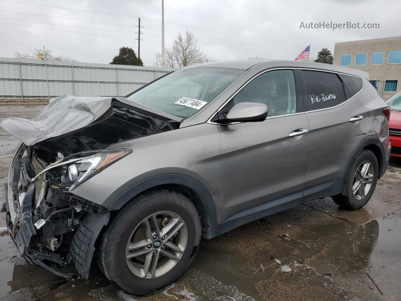 2018 Hyundai Santa Fe Sport  Gray vin: 5NMZTDLB8JH085688