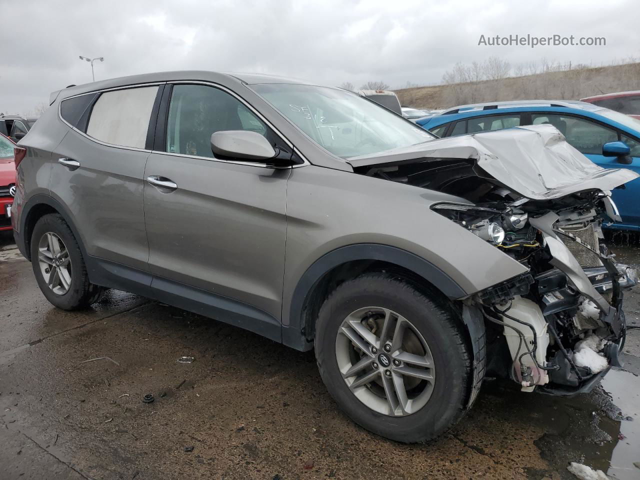 2018 Hyundai Santa Fe Sport  Gray vin: 5NMZTDLB8JH085688