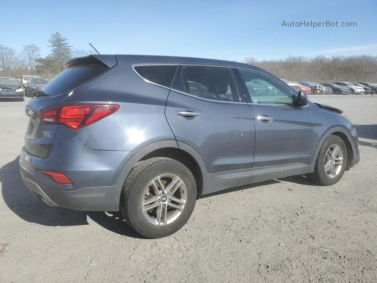 2018 Hyundai Santa Fe Sport  Gray vin: 5NMZTDLB8JH107415