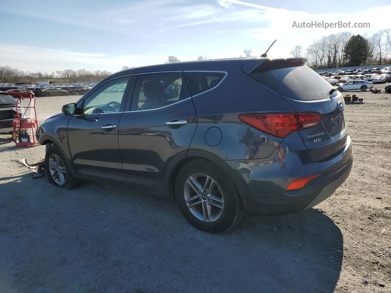 2018 Hyundai Santa Fe Sport  Gray vin: 5NMZTDLB8JH107415