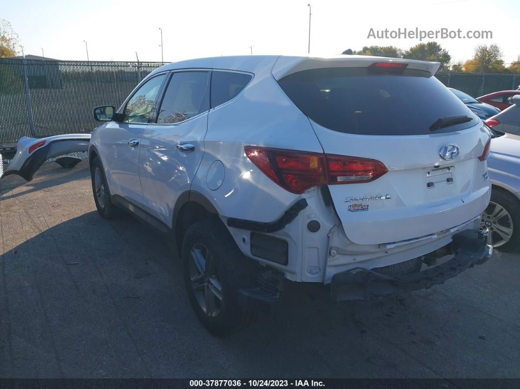 2018 Hyundai Santa Fe Sport 2.4l White vin: 5NMZTDLB9JH089264