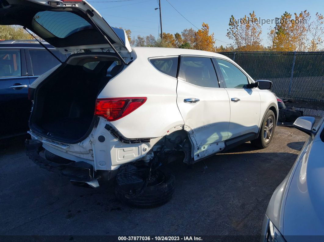 2018 Hyundai Santa Fe Sport 2.4l White vin: 5NMZTDLB9JH089264