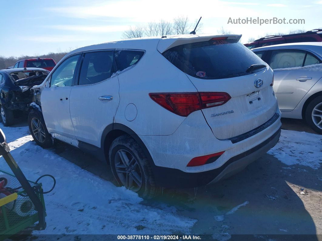 2018 Hyundai Santa Fe Sport 2.4l White vin: 5NMZTDLB9JH098076