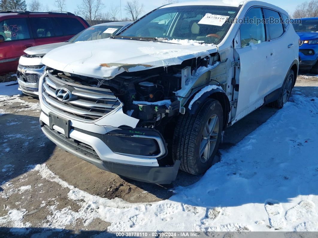 2018 Hyundai Santa Fe Sport 2.4l White vin: 5NMZTDLB9JH098076