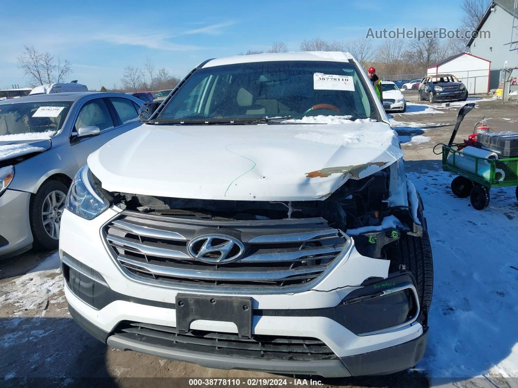 2018 Hyundai Santa Fe Sport 2.4l White vin: 5NMZTDLB9JH098076